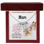Custom Baby Feet Necklace with Birthstone mom you are so special 1
