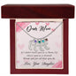 Custom Baby Feet Necklace with Birthstone Dear Mom-Happy Mother’s Day!