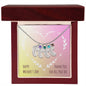 Custom Baby Feet Necklace with Birthstone Happy Mother's Day Thank you for all you do