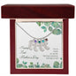Custom Baby Feet Necklace with Birthstone Happy First Mother's Day