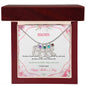 Custom Baby Feet Necklace with Birthstone Mom Happy Mother's Day