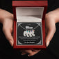 Custom Baby Feet Necklace with Birthstone To My Mom2