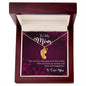 Custom Baby Feet Necklace with Birthstone To My Mom you are the person