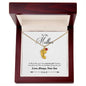 Custom Baby Feet Necklace with Birthstone, To my Mother