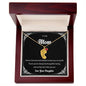 Custom Baby Feet Necklace with Birthstone To My Mom2
