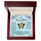 Custom Baby Feet Necklace with Birthstone To My Bonus Mom2