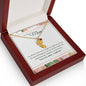 Custom Baby Feet Necklace with Birthstone To My Mom - I Love You, I really Do