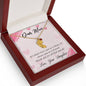 Custom Baby Feet Necklace with Birthstone Dear Mom-Happy Mother’s Day!