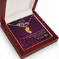 Custom Baby Feet Necklace with Birthstone To My Mom you are the person