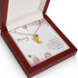 Custom Baby Feet Necklace with Birthstone Mommy to be - Snuggled in Your tummy