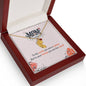 Custom Baby Feet Necklace with Birthstone to the world you are a mother