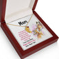 Custom Baby Feet Necklace with Birthstone mom you are so special 1