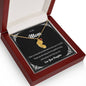 Custom Baby Feet Necklace with Birthstone To My Mom2