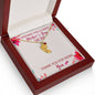 Custom Baby Feet Necklace with Birthstone Wishing you a happy Mothers day