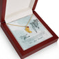 Custom Baby Feet Necklace with Birthstone To my mom- you're the most beautiful