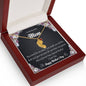 Custom Baby Feet Necklace with Birthstone To My Beautiful Mom2