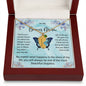 Custom Baby Feet Necklace with Birthstone To My Bonus Mom2