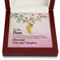 Custom Baby Feet Necklace with Birthstone Mom - I'm assured of your love 2