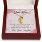 Custom Baby Feet Necklace with Birthstone Dear Mom-Happy Mother’s Day!