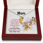 Custom Baby Feet Necklace with Birthstone mom you are so special 1