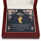 Custom Baby Feet Necklace with Birthstone To my Mom, There are not enough words, I Love you