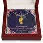 Custom Baby Feet Necklace with Birthstone A Mother is someone you laugh with, dream with, and love with all your heart.