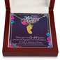 Custom Baby Feet Necklace with Birthstone Happy Mother's Day