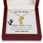 Custom Baby Feet Necklace with Birthstone Dear Mom,  Happy Mother’s Day! You’re the mom
