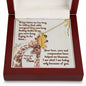 Custom Baby Feet Necklace with Birthstone Thank you Mom