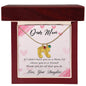 Custom Baby Feet Necklace with Birthstone Dear Mom-Happy Mother’s Day!