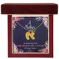 Custom Baby Feet Necklace with Birthstone A Mother is someone you laugh with, dream with, and love with all your heart.