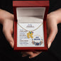Custom Baby Feet Necklace with Birthstone To my Mother-Just breathe