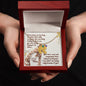 Custom Baby Feet Necklace with Birthstone Thank you Mom