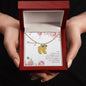 Custom Baby Feet Necklace with Birthstone Mommy to be - Snuggled in Your tummy