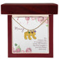 Custom Baby Feet Necklace with Birthstone Mommy to be - Snuggled in Your tummy