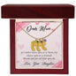 Custom Baby Feet Necklace with Birthstone Dear Mom-Happy Mother’s Day!