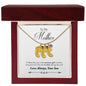 Custom Baby Feet Necklace with Birthstone, To my Mother