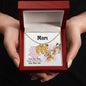 Custom Baby Feet Necklace with Birthstone mom you are so special 1