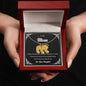 Custom Baby Feet Necklace with Birthstone To My Mom2