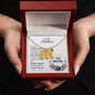 Custom Baby Feet Necklace with Birthstone To my Mother-Just breathe