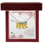 Custom Baby Feet Necklace with Birthstone Mommy to be - Snuggled in Your tummy