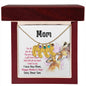 Custom Baby Feet Necklace with Birthstone mom you are so special 1