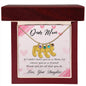 Custom Baby Feet Necklace with Birthstone Dear Mom-Happy Mother’s Day!