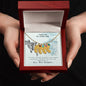 Custom Baby Feet Necklace with Birthstone To my mom-It has taken me