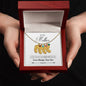 Custom Baby Feet Necklace with Birthstone, To my Mother