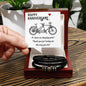 Men's "Love You Forever" Bracelet, Happy Anniversary its been an amazing years