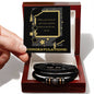 Graduation Engraved Men's "Love You Forever" Bracelet, no year