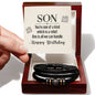 Men's "Love You Forever" Bracelet, son - you're one of a kind