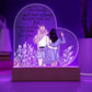 Friends Quote, Heart Acrylic Plaque