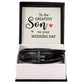 Men's Cross Leather Bracelet, To the greatest son